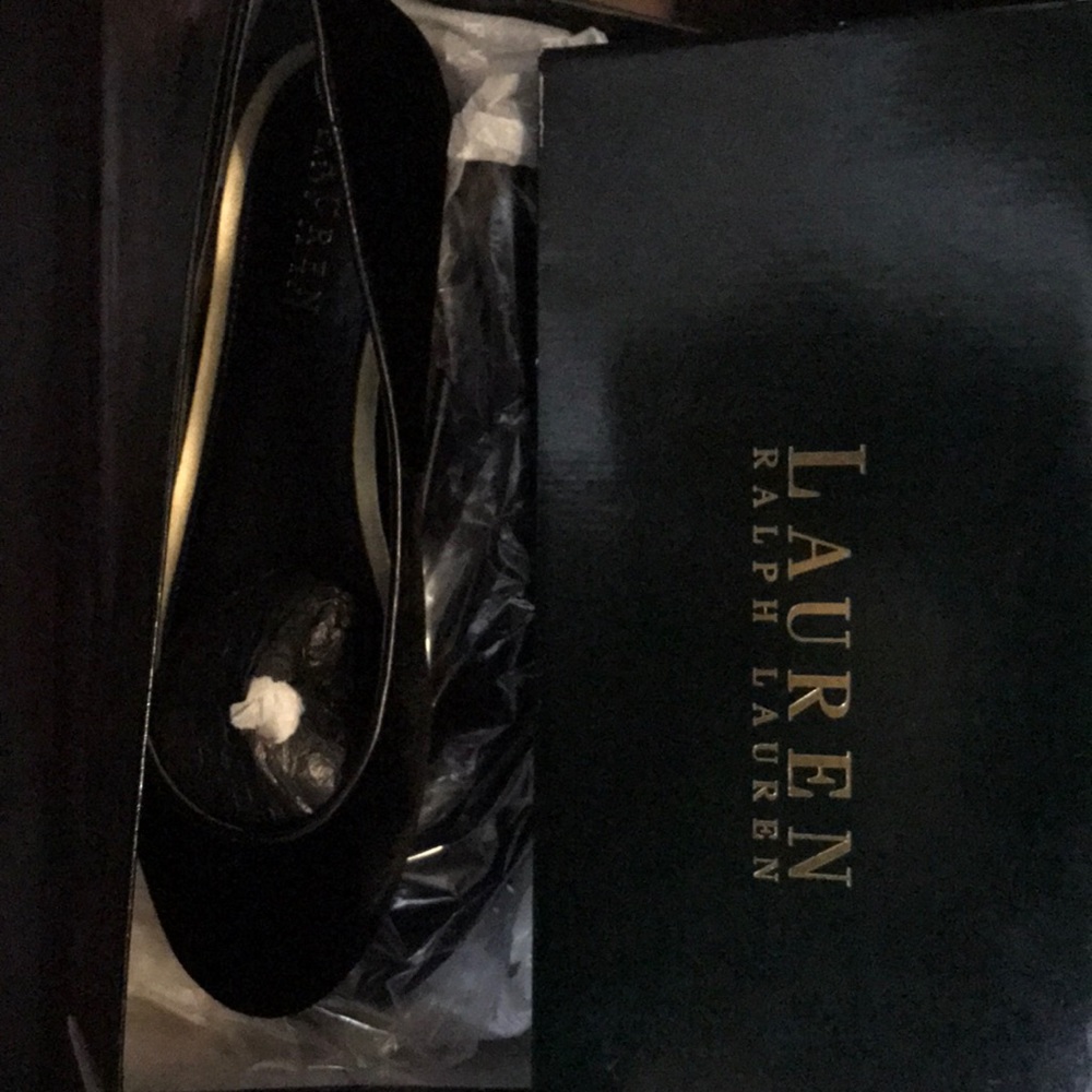 Lauren by Ralph Lauren - Black Velvet Flats
